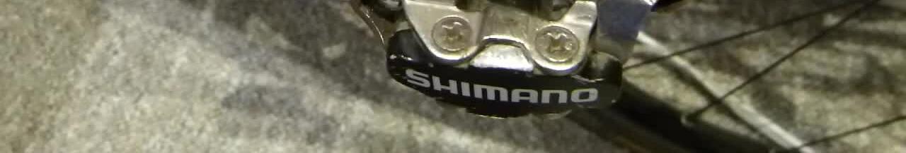 Close-up of the Shimano SM-SH51 double-sided cleat.