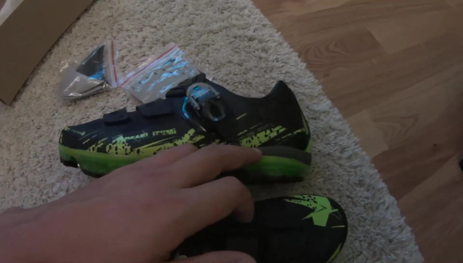 Focus on the IMEVA foam cushioning within the sole structure.
