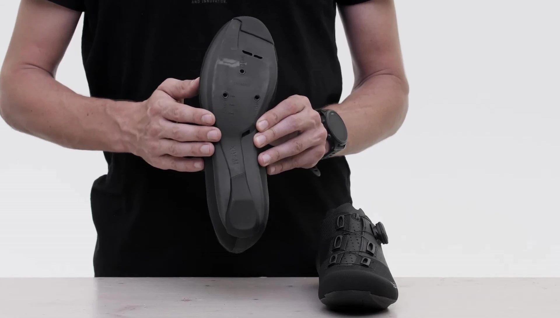 Close up of the outsole details