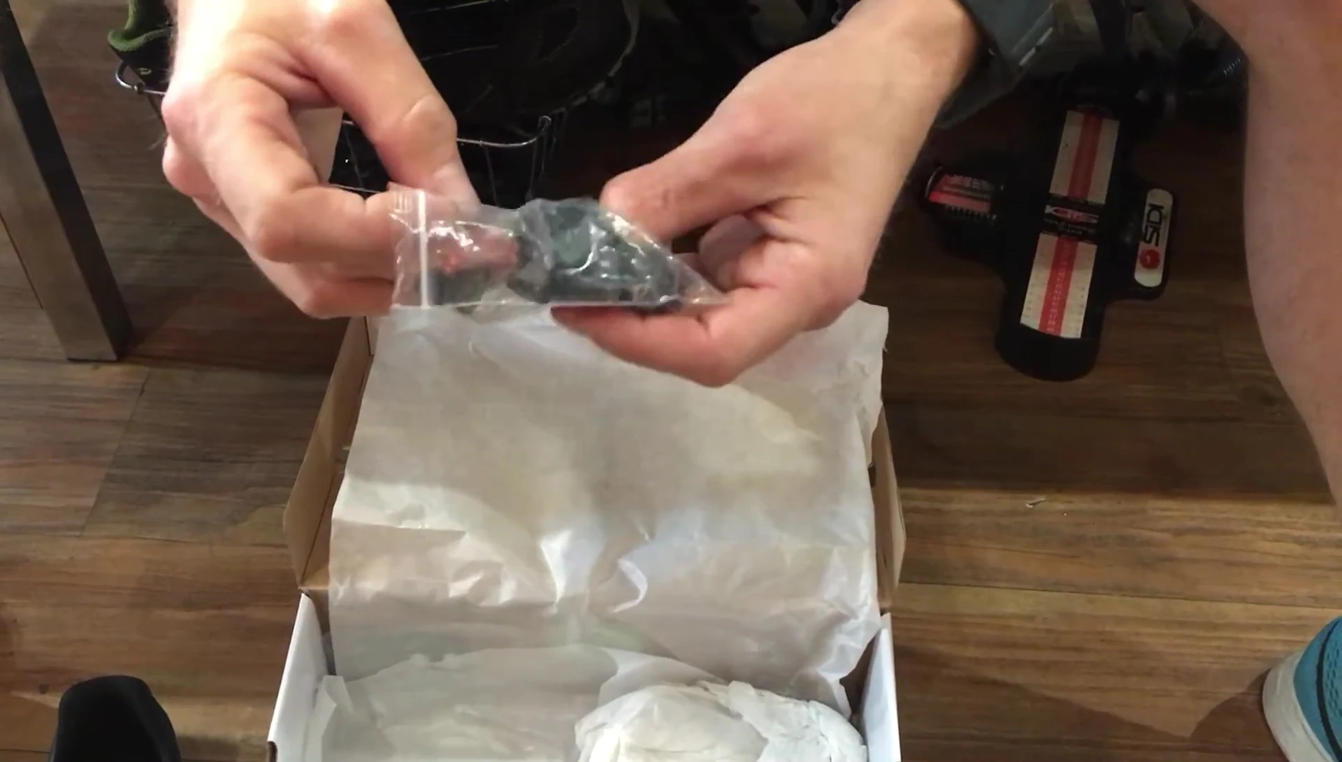Bag of spare heel lugs