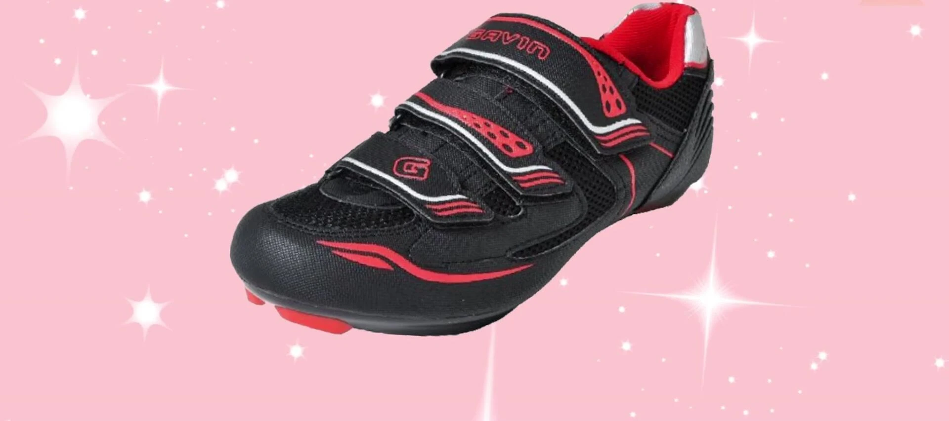 Close-up of Gavin Vellow Road Bike Cycling Shoes