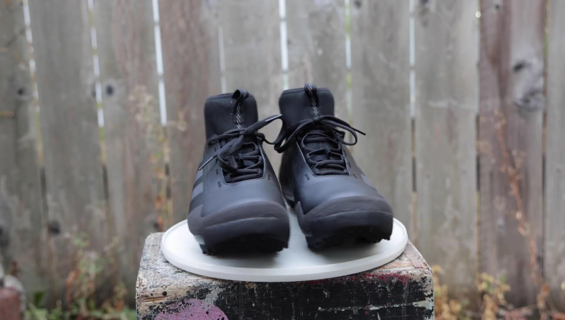 Overall shot of the shoes showcasing their design and color.