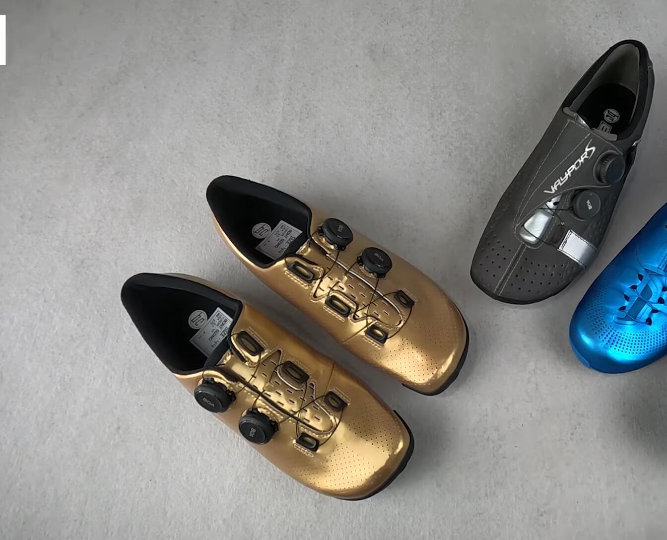 Comparison shot: Bont Riot 24 and Bont Vapor 23