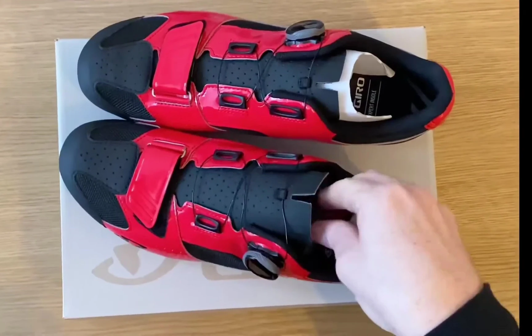 The small components included with the shoes