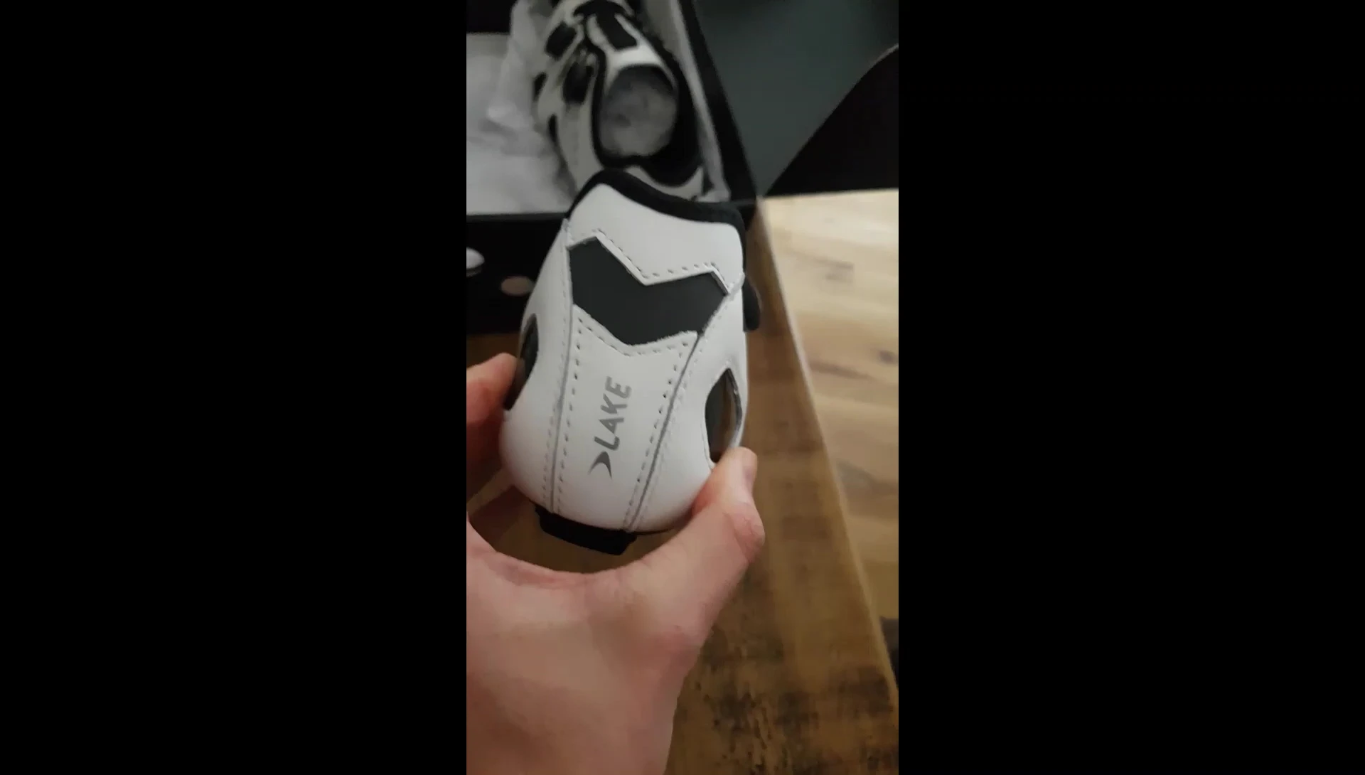 The sole of the shoe highlighting the carbon fiber material.