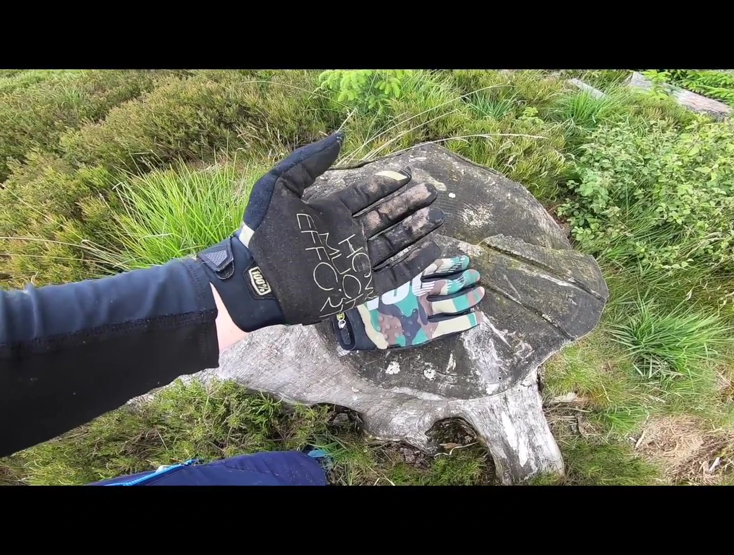 The speaker emphasizing the superior feel and control offered by these gloves.