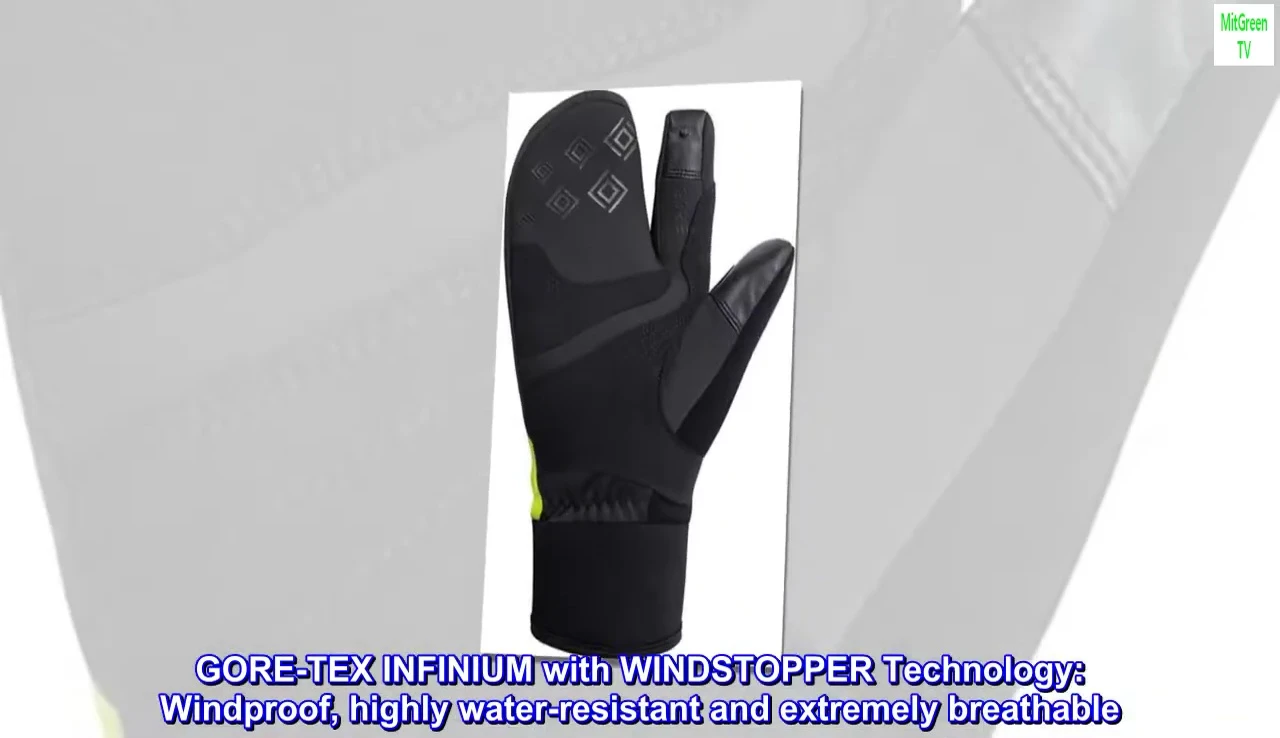 Close-up shot highlighting the Gore-Tex Infinium Windstopper technology