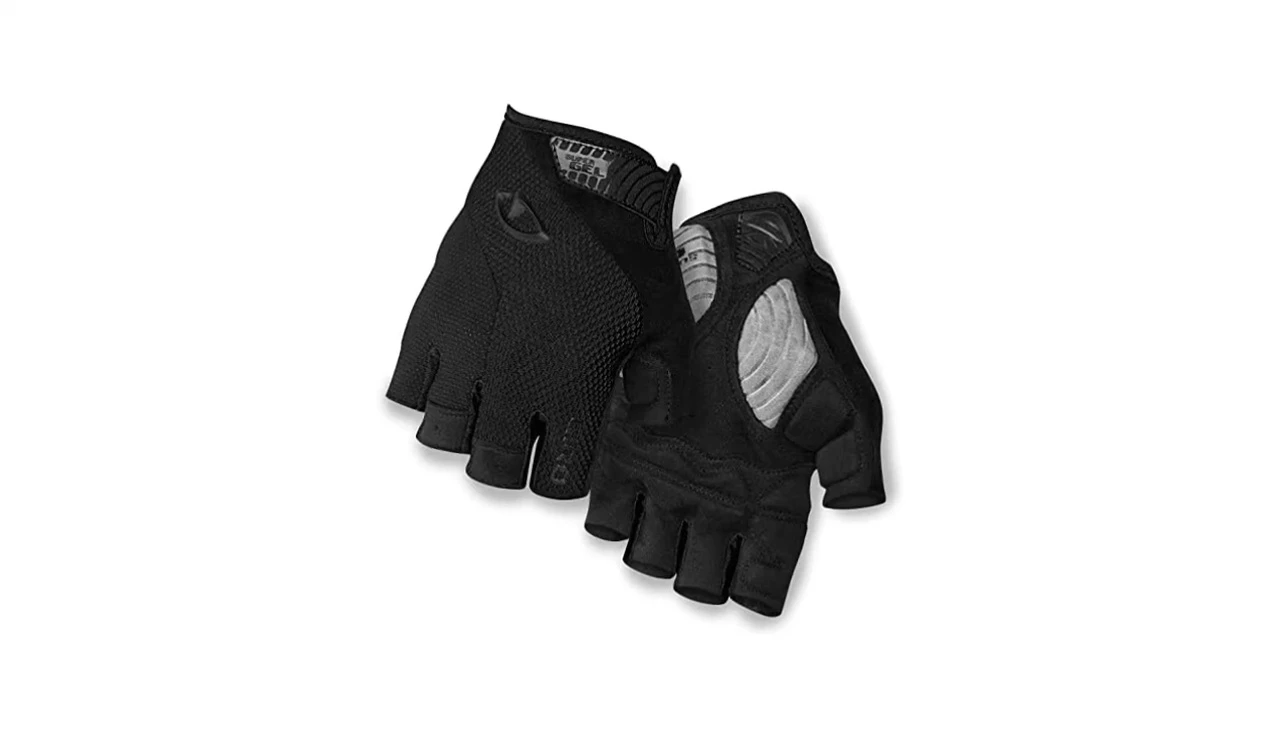 Close up of Gyro gloves emphasizing the dual-layer padding