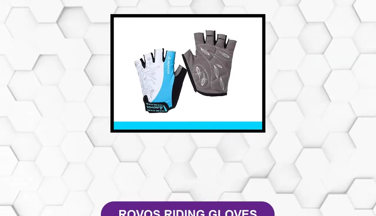 Close-up shot of Rovo's Riding Gloves showcasing the design and fit