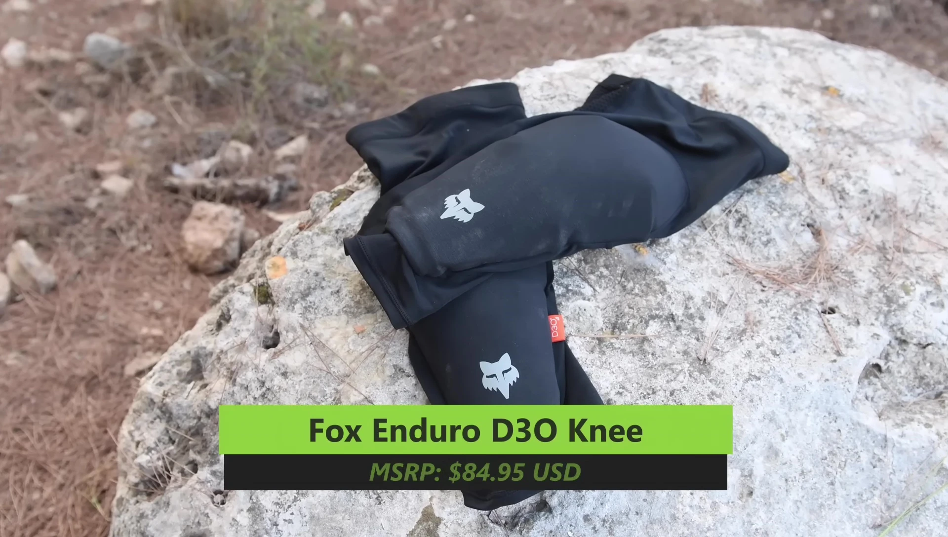 Close-up of Fox Enduro Knee Pads material
