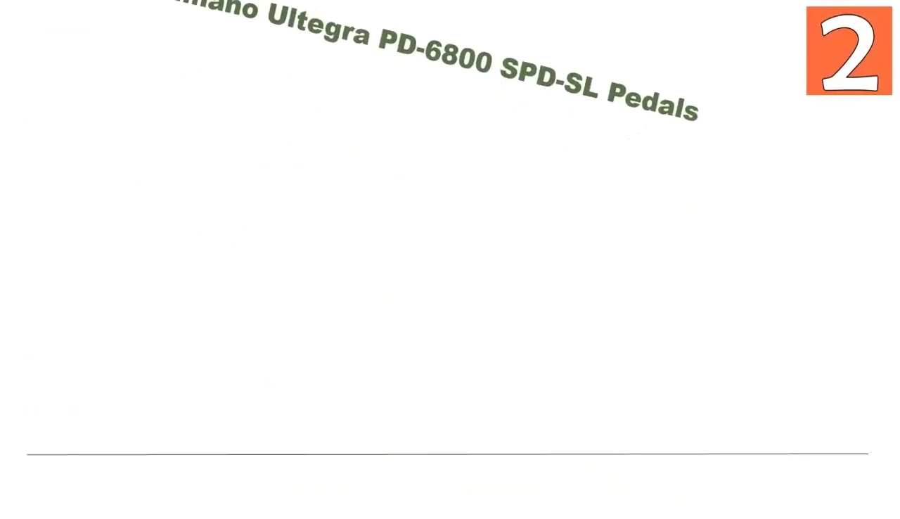 Shimano PD-6800 SPD-SL Pedals displayed