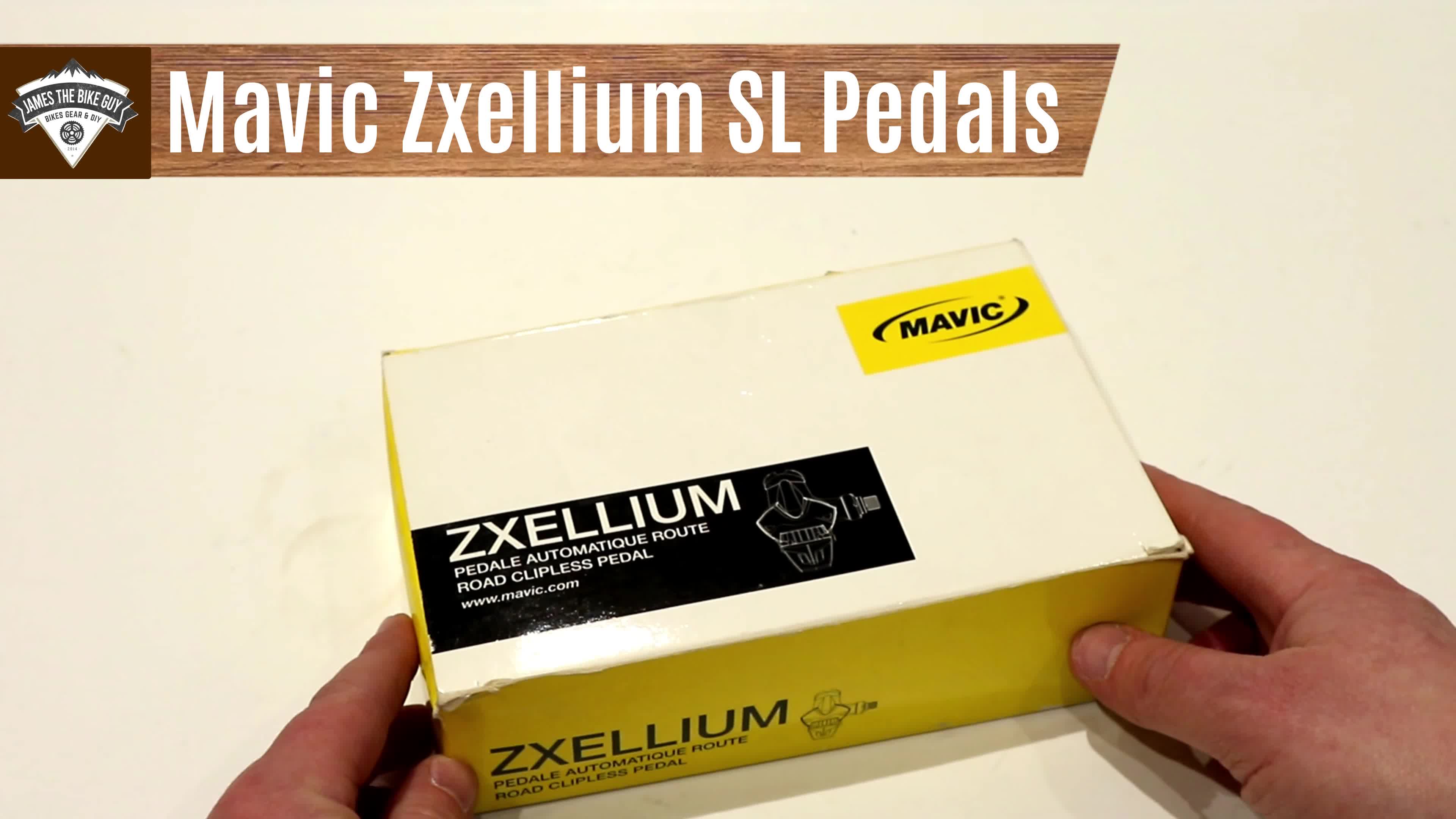 Mavic Zxellium SL pedals in their packaging