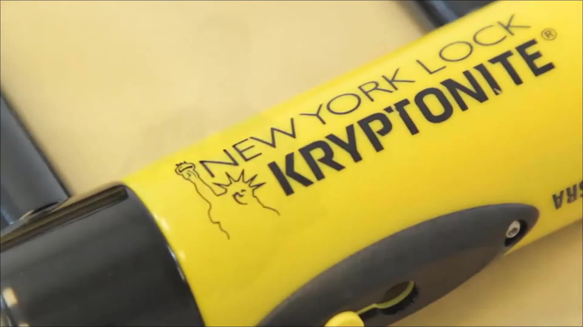 Nick, Kryptonite General Manager, introduces the New York Forget About It U-lock.