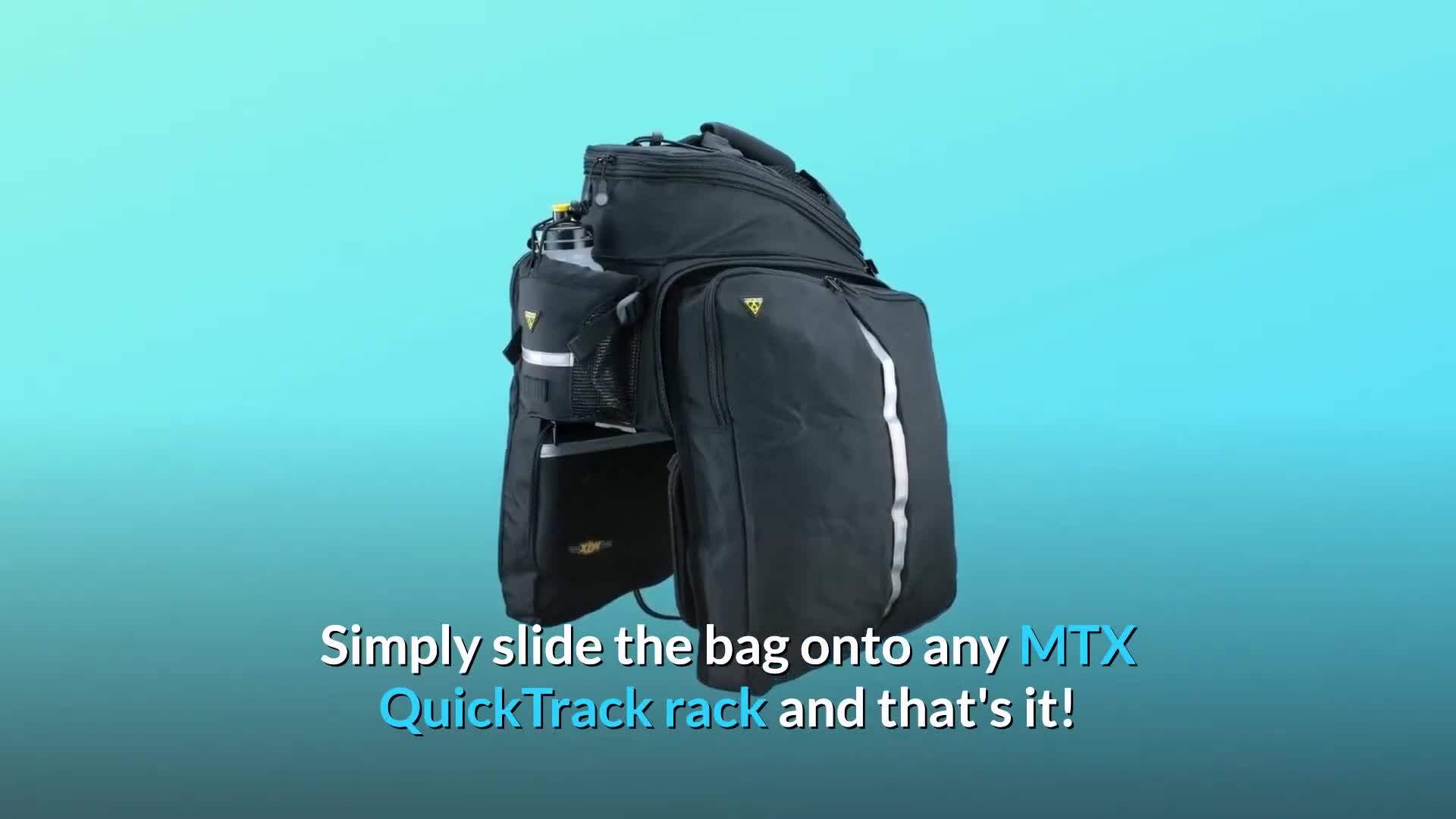 The bag with expanded side panels and top