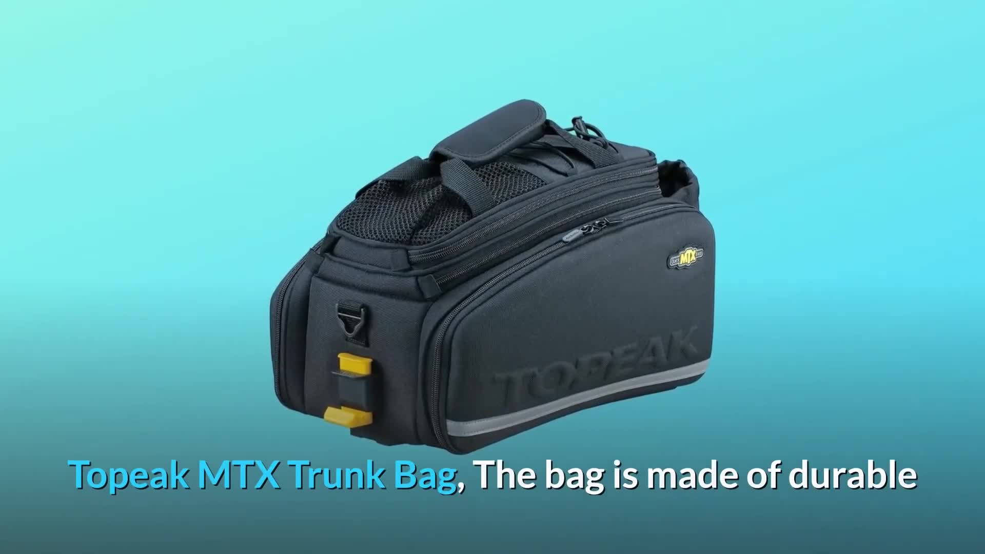 Close-up of the Topeak MTX Trunk Bag DXP material