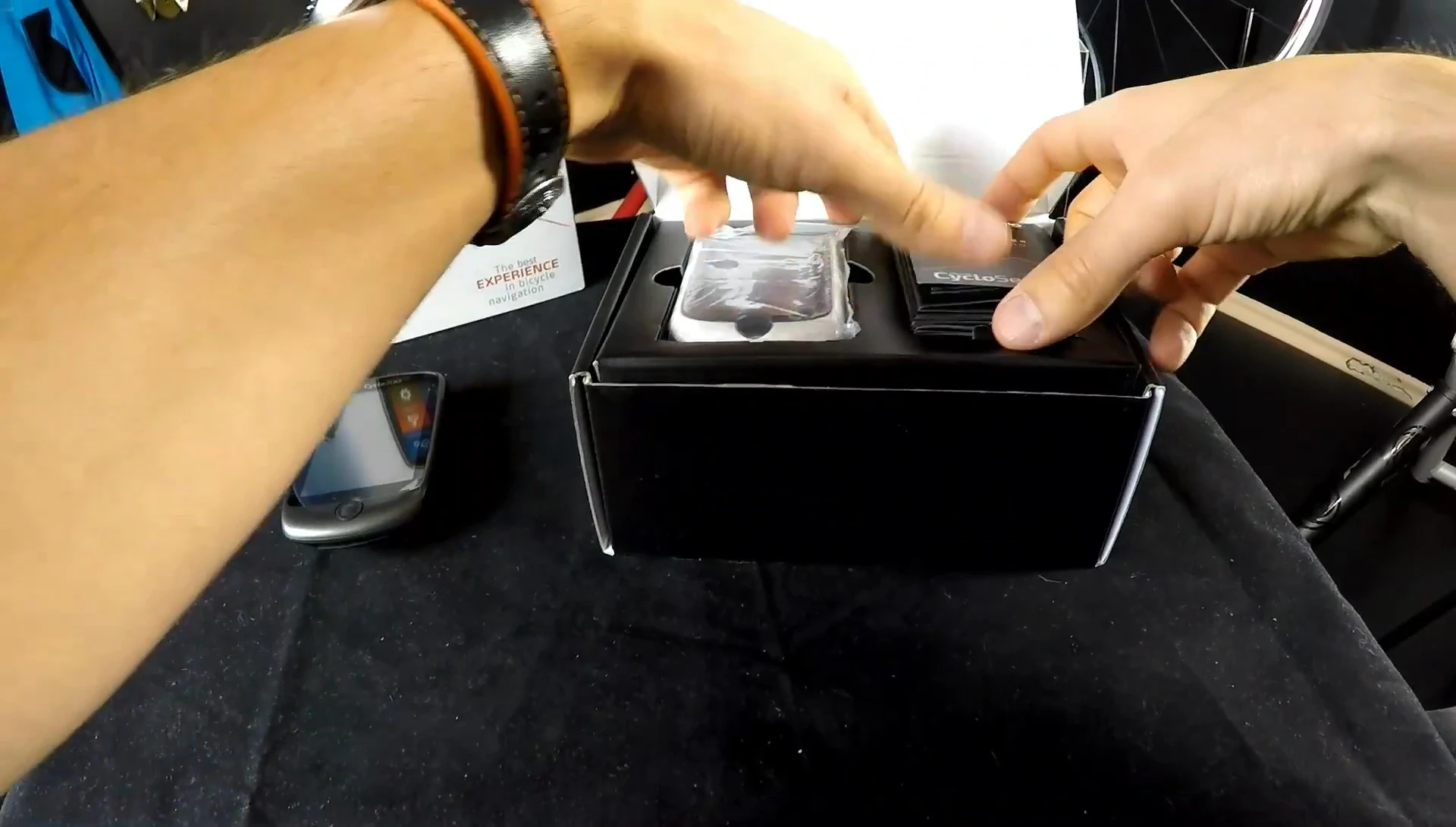 Unboxing the device and accessories