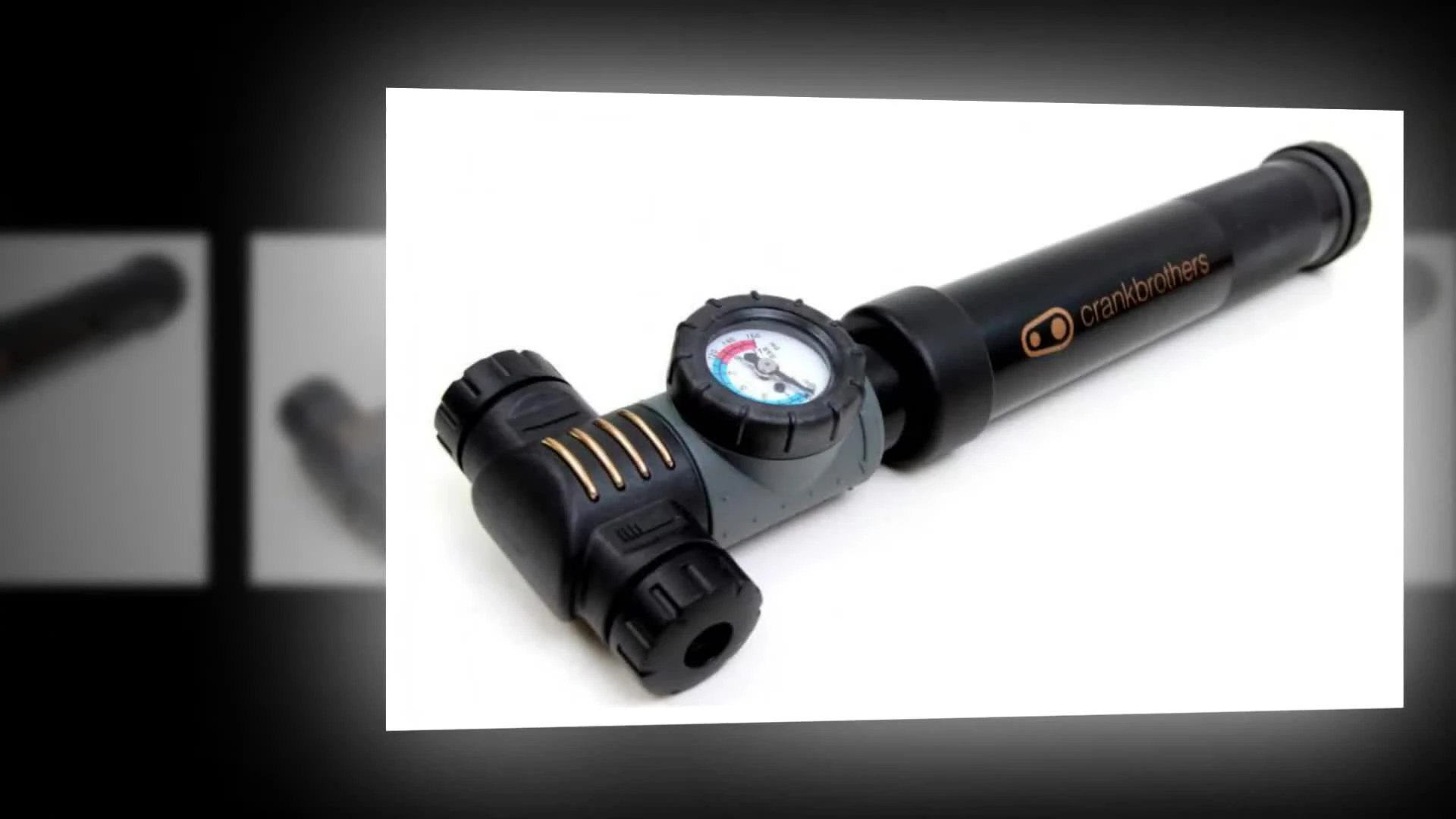 A mini pump shown as a talisman, perhaps with some mystical background.