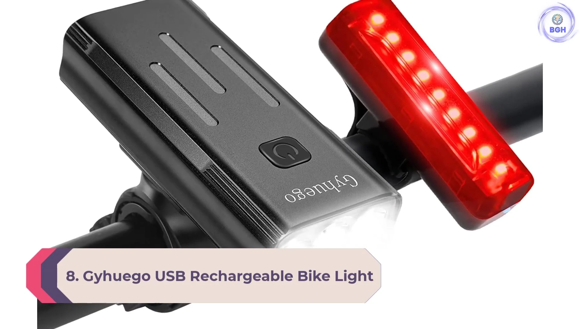 Guy Huego USB Rechargeable Bike Light