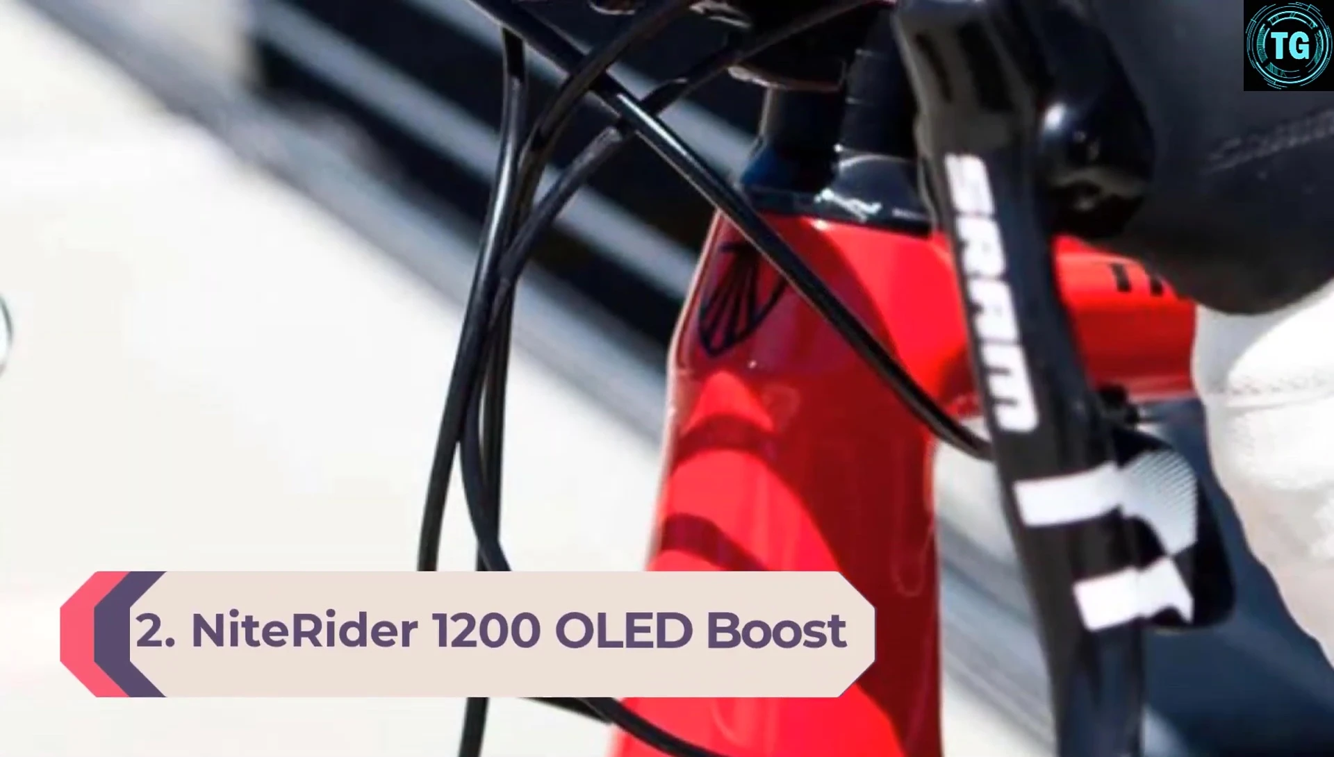 Night Rider 1200 OLED Boost bike light