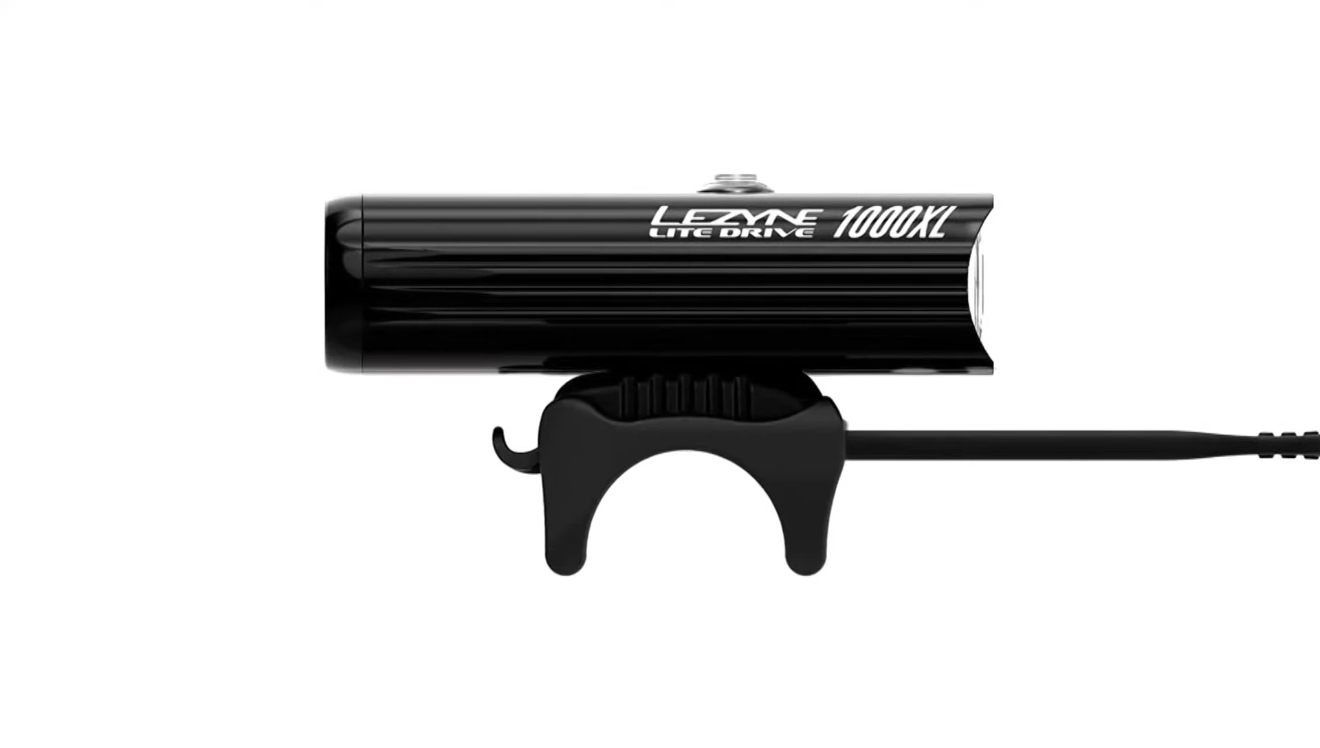 The light's machined aluminum body and cooling fins