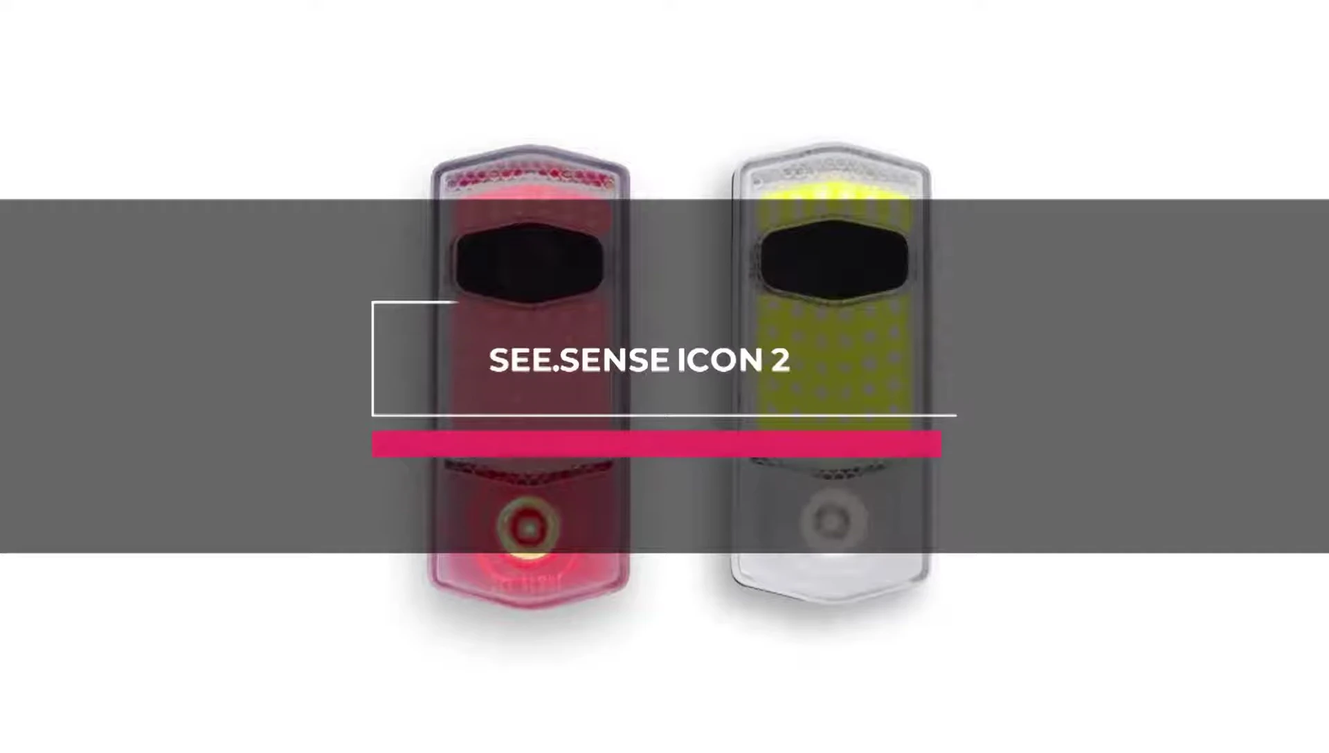 CSINC Icon 2 bike light showcasing its bright light