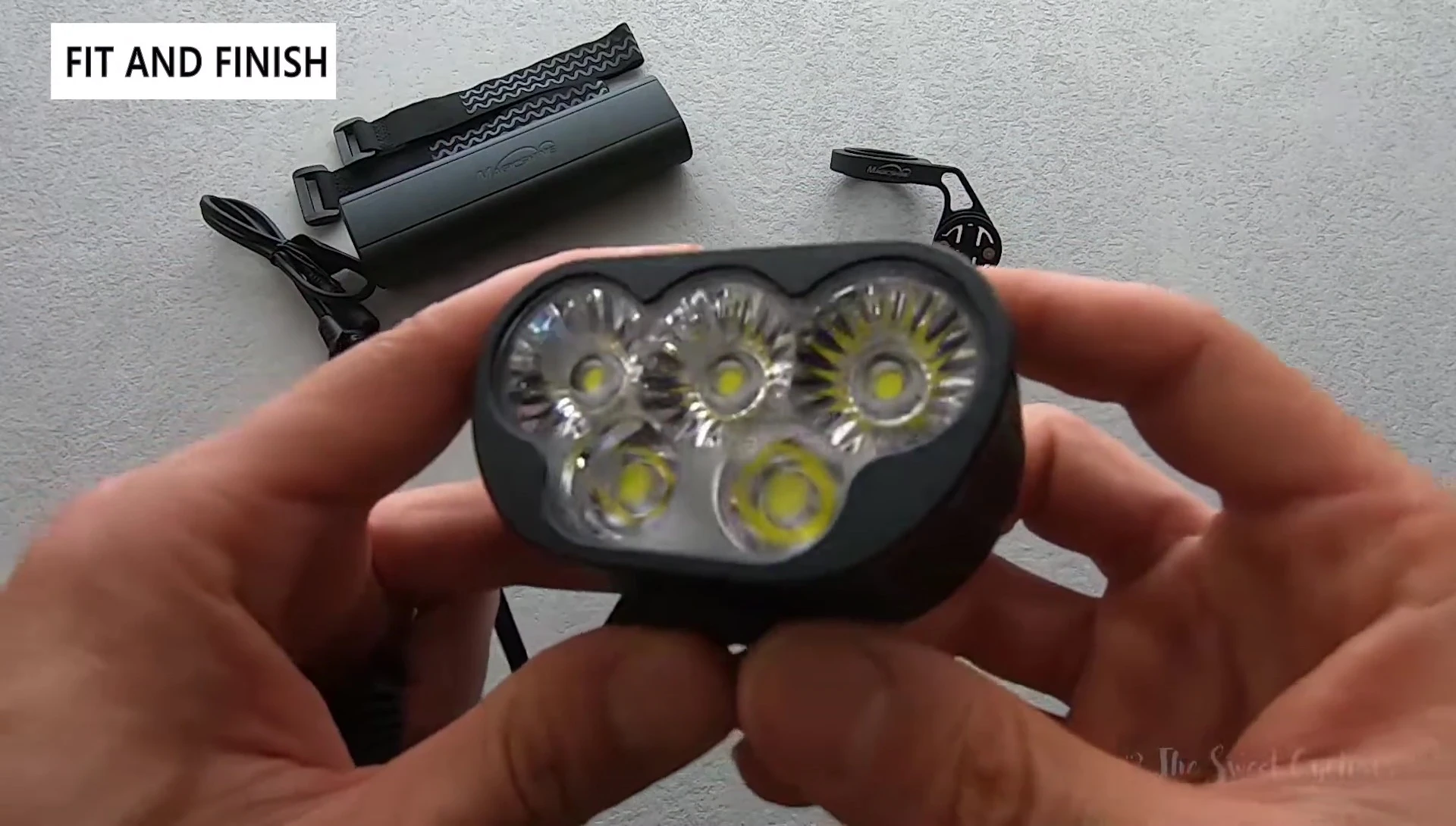 Diagram showing the different LED arrangement