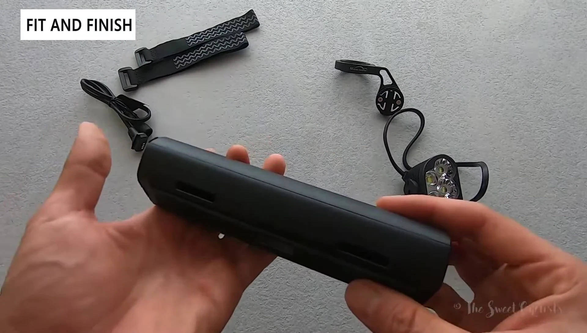 The battery pack and USB-C port