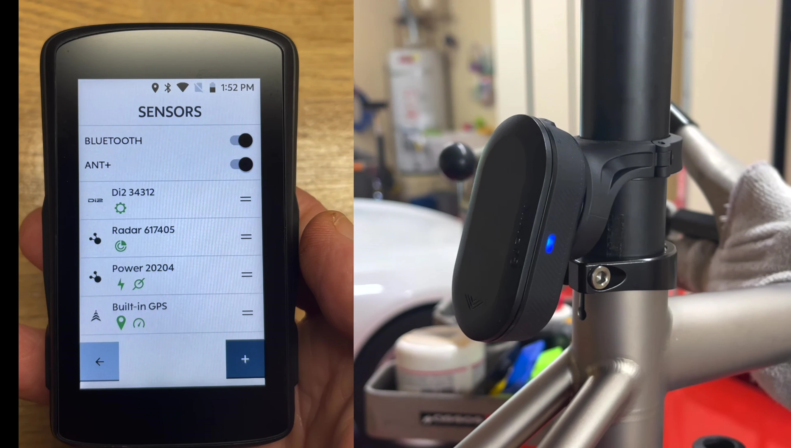 Image of sensor pairing
