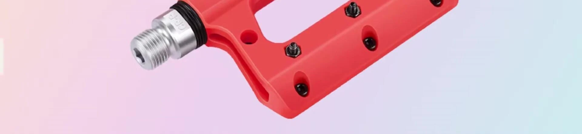 Garoma pedal showcasing its lightweight nylon composite body