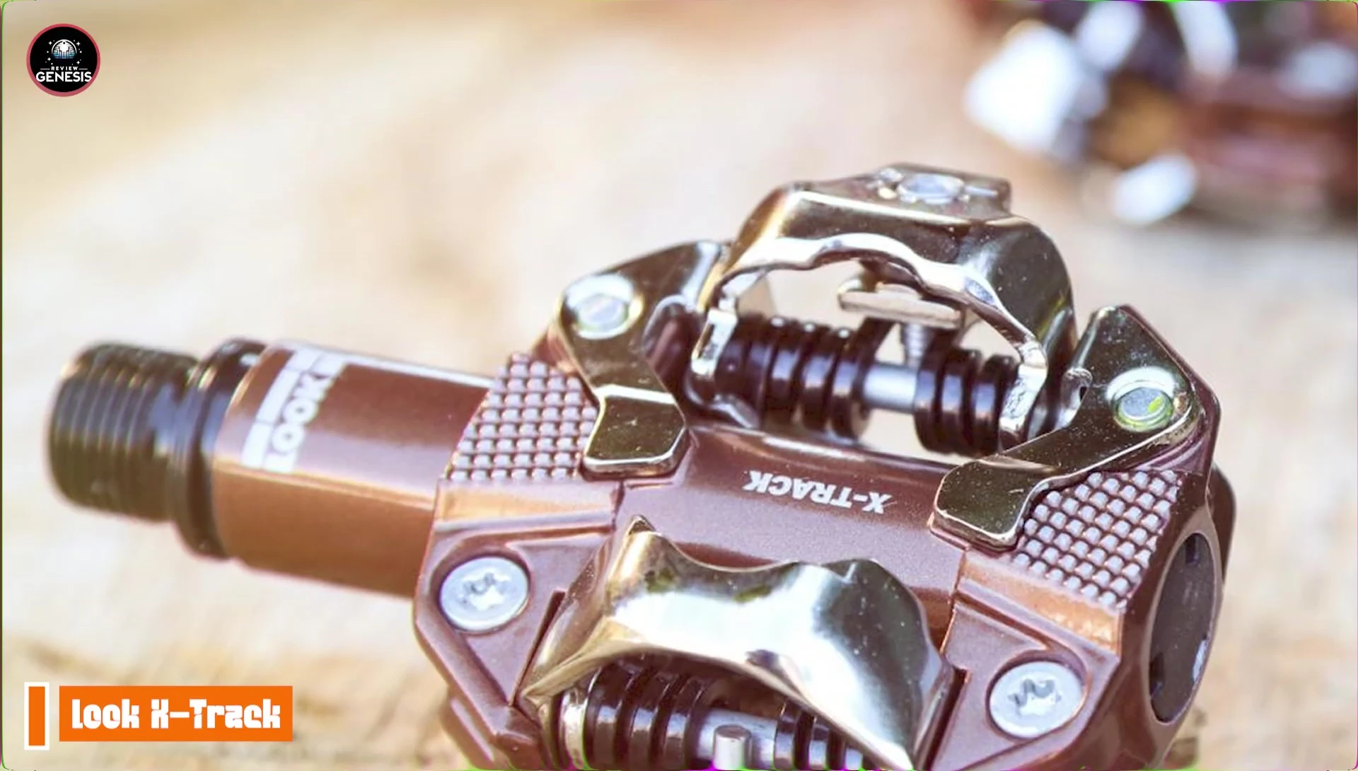 Close-up of Look X-Track pedal mechanism
