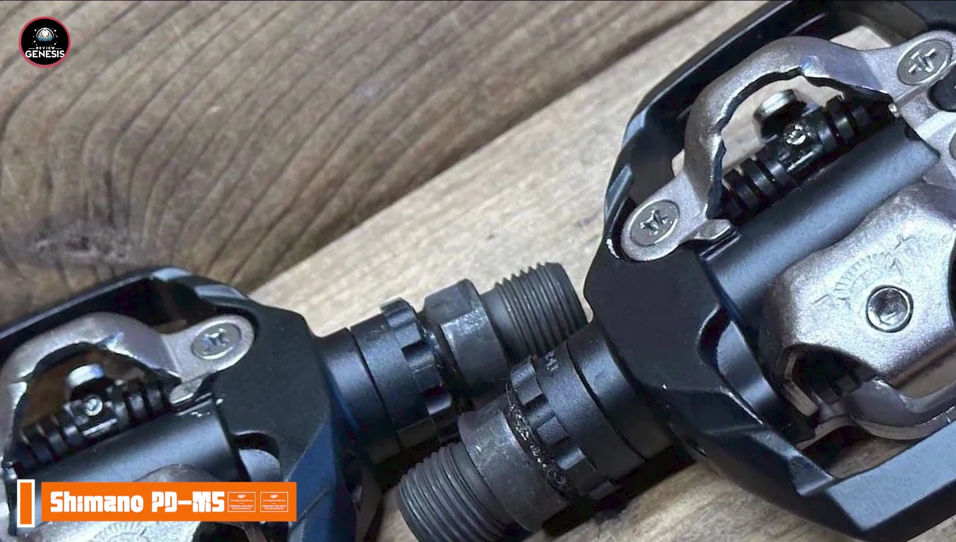 Rider using Shimano Deore M530 pedals