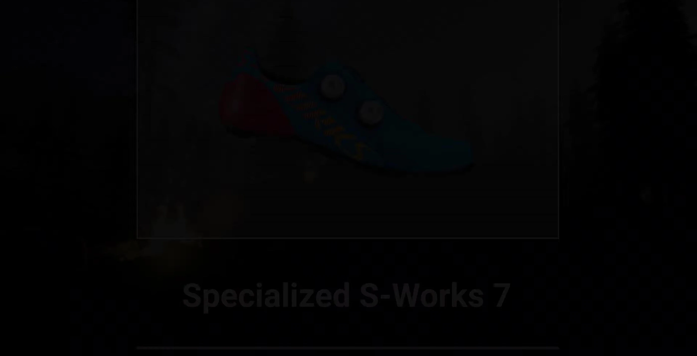 Overview of the Specialized S-Works 7 cycling shoes.