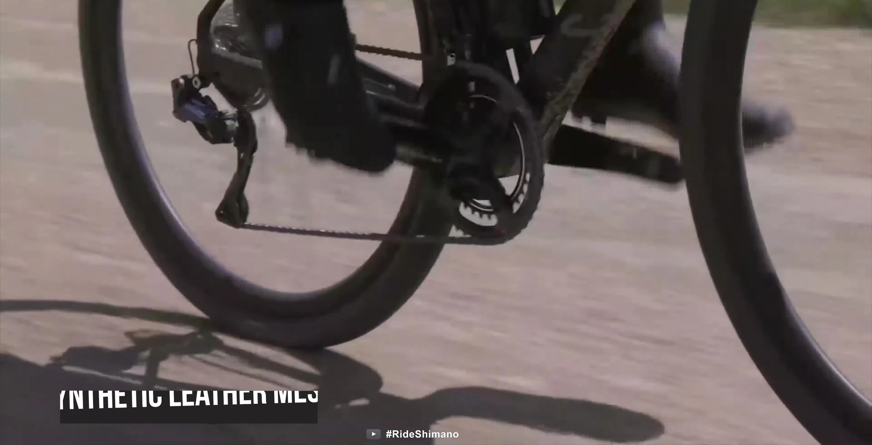 Detail of the Shimano RX8's upper material.