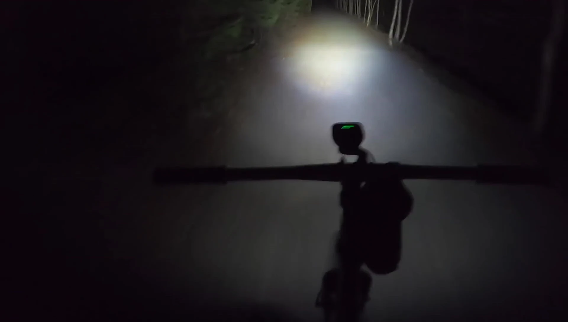 Olight RN3500 mounted on bike