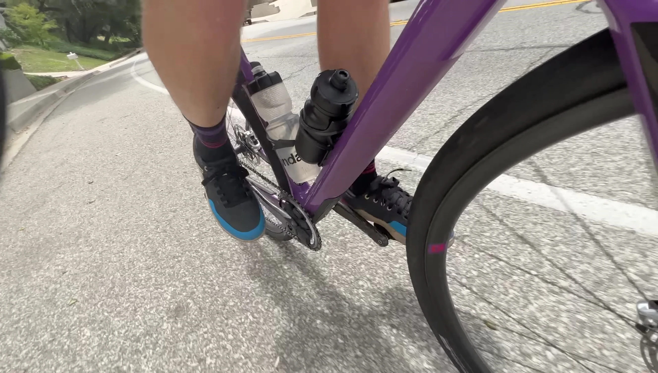 Endurance ride with mountain bike shoes