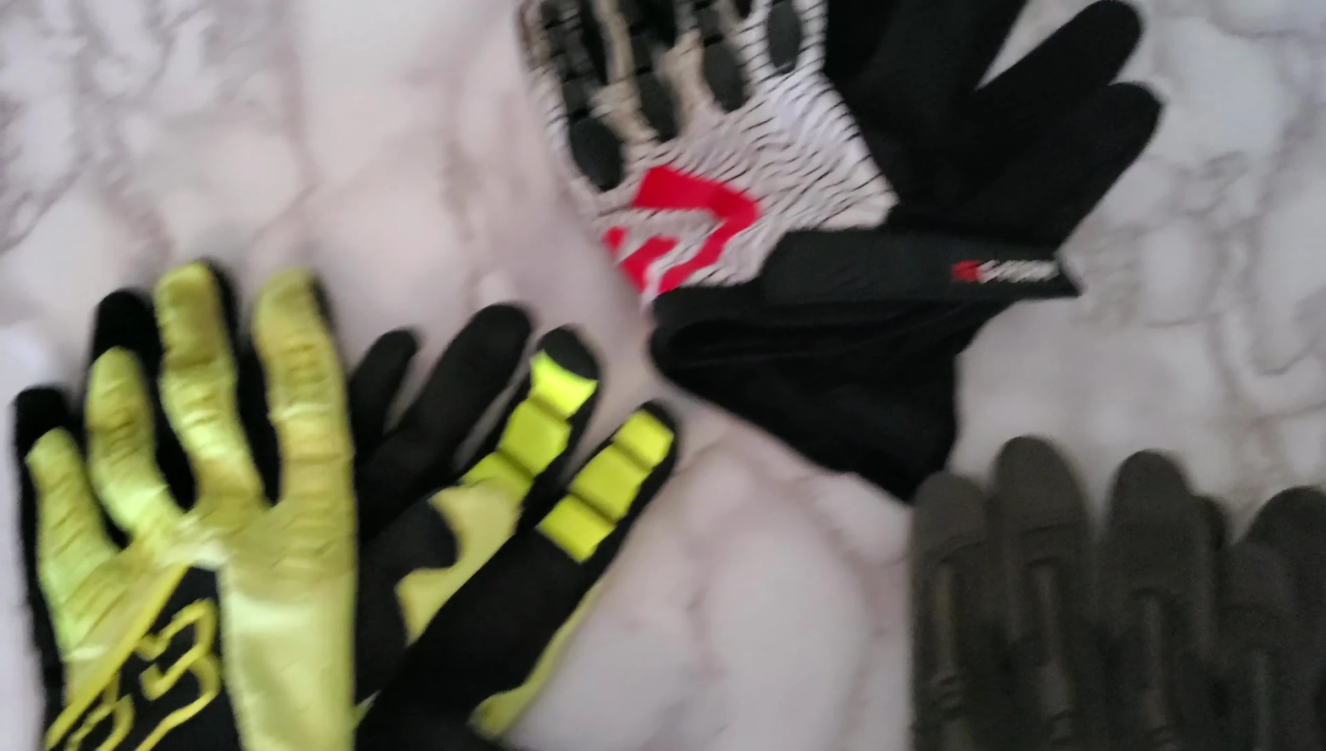 Close-up of G-Form gloves