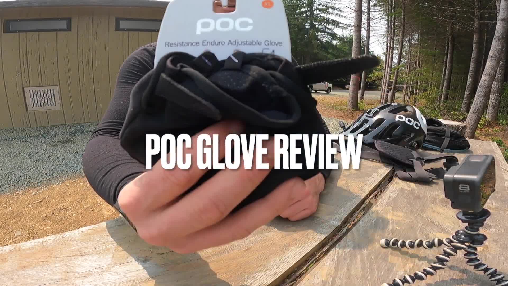 Close-up of the POC Resistance Enduro Gloves