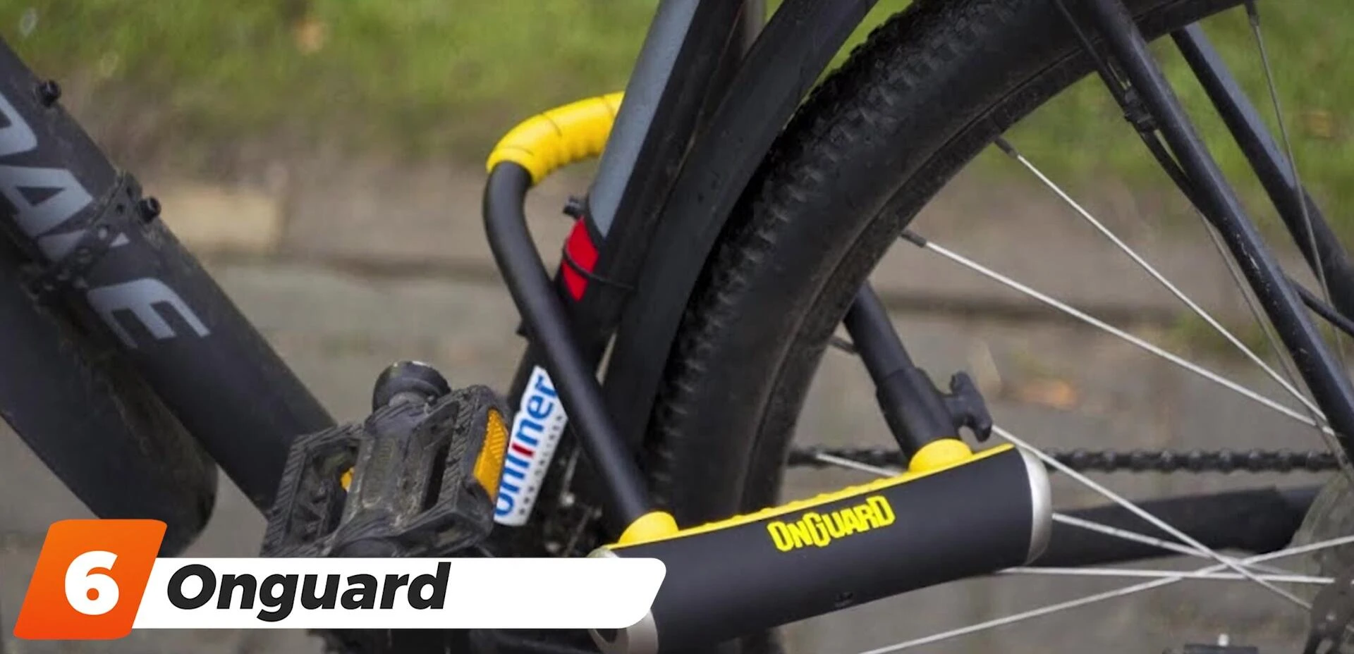 OnGuard Pitbull STD U-lock shown.