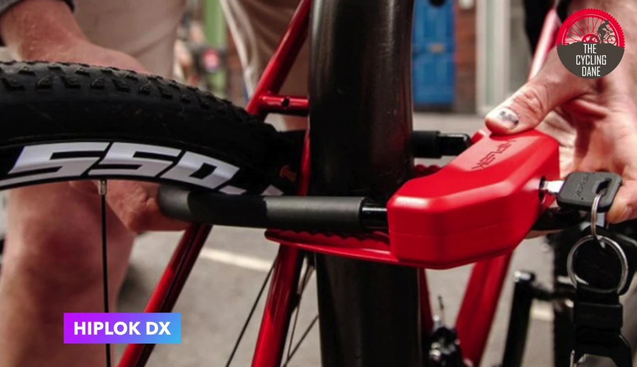 Emphasizing the compact size of the Hiplok DX