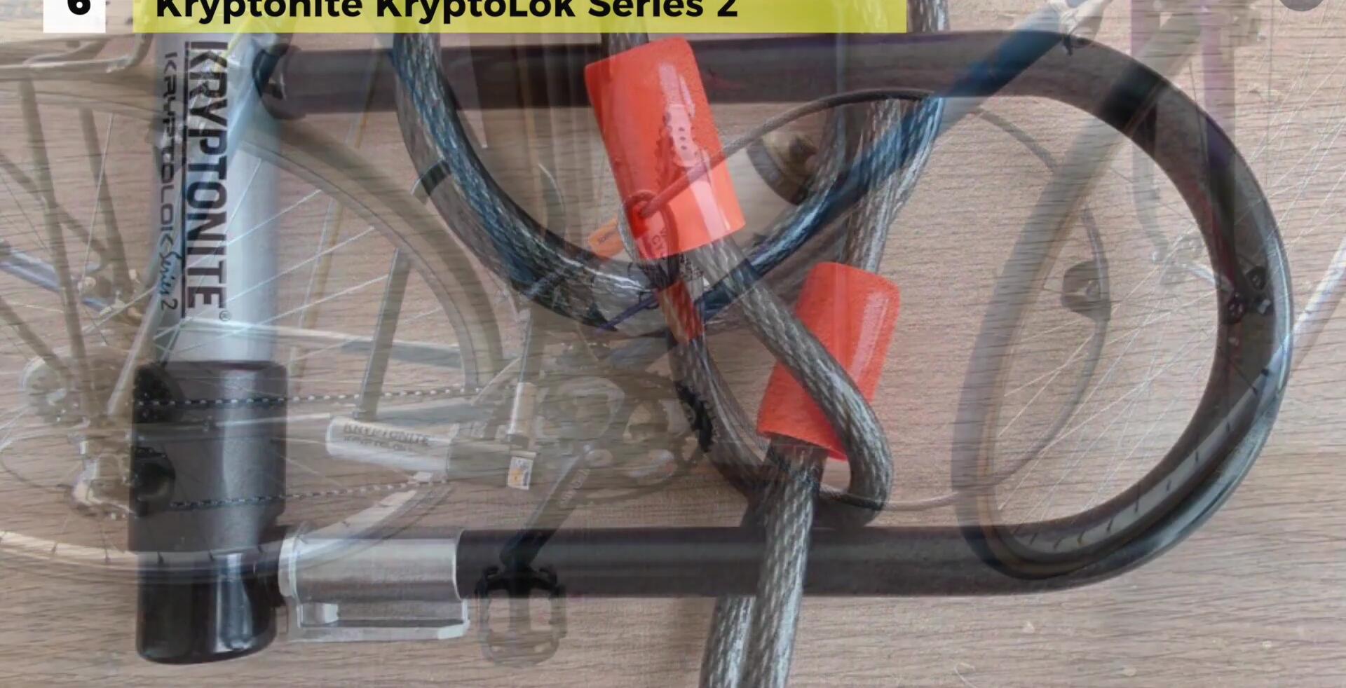 Close-up of the KryptoLock Series 2 shackle and cable
