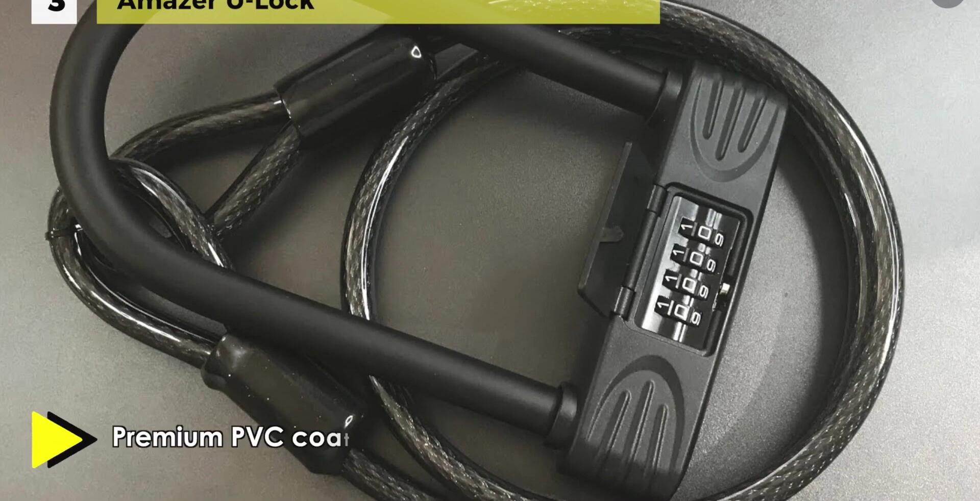 Close-up of the Abus Granit XPlus 540's combination lock