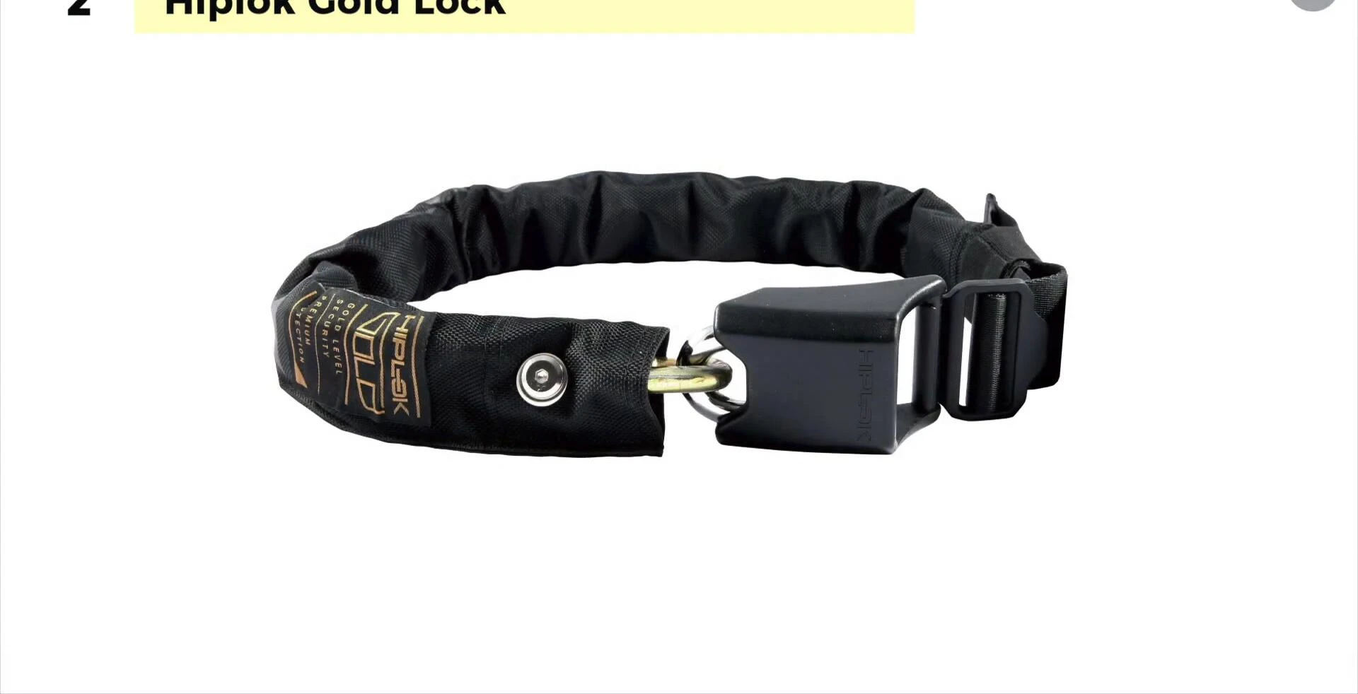 Demonstration of the Hiplok Gold's wearable design