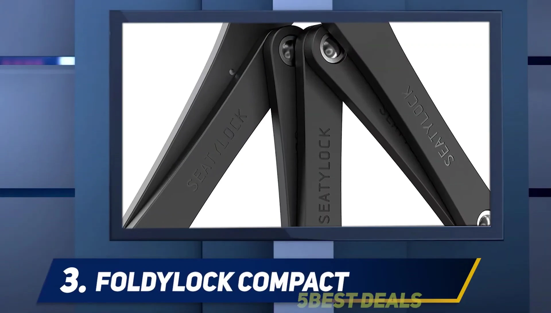 The FoldaLock Compact lock shown.