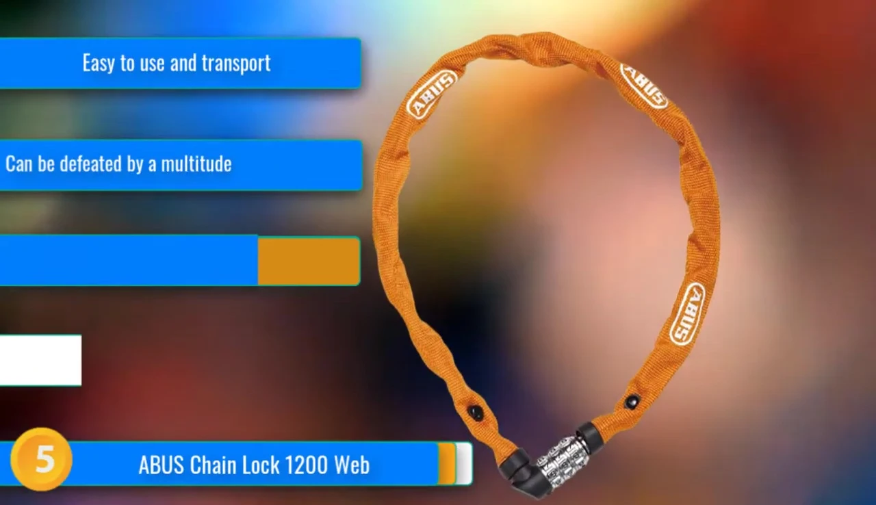 Abus Chain Lock 1200 shown
