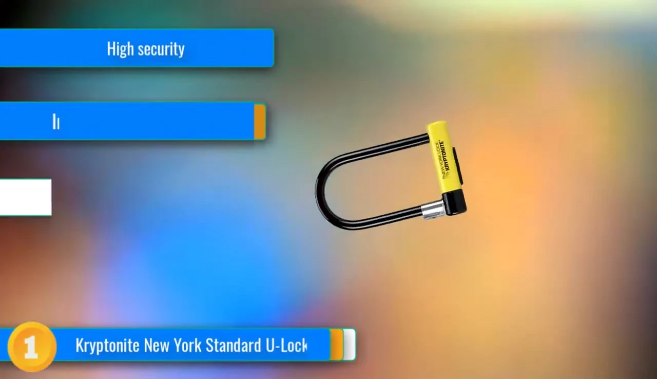 Kryptonite New York Standard U-lock close-up
