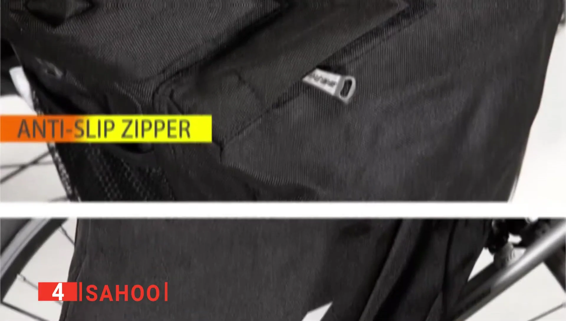 Detailing the bag's large capacity