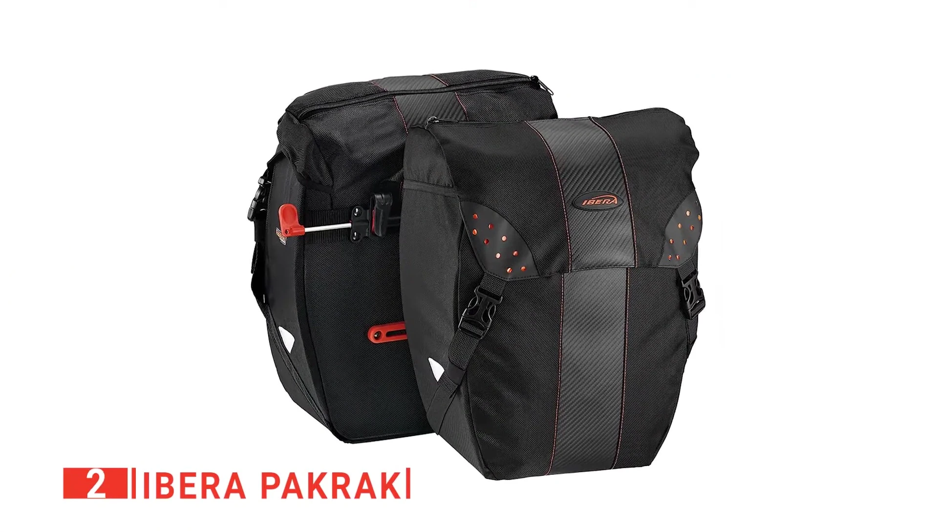 The Ibera Pack Rack on a bike