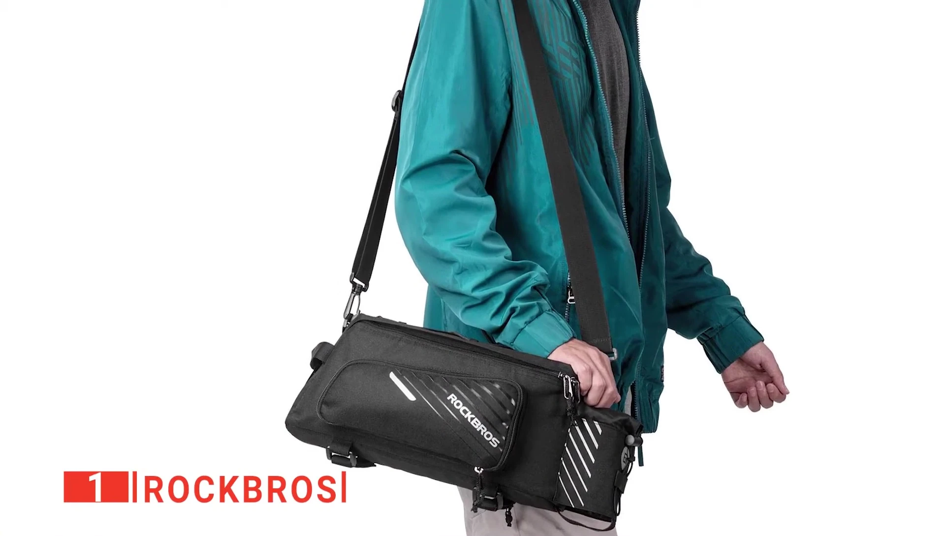 The Rock Bros Pannier Bag displayed