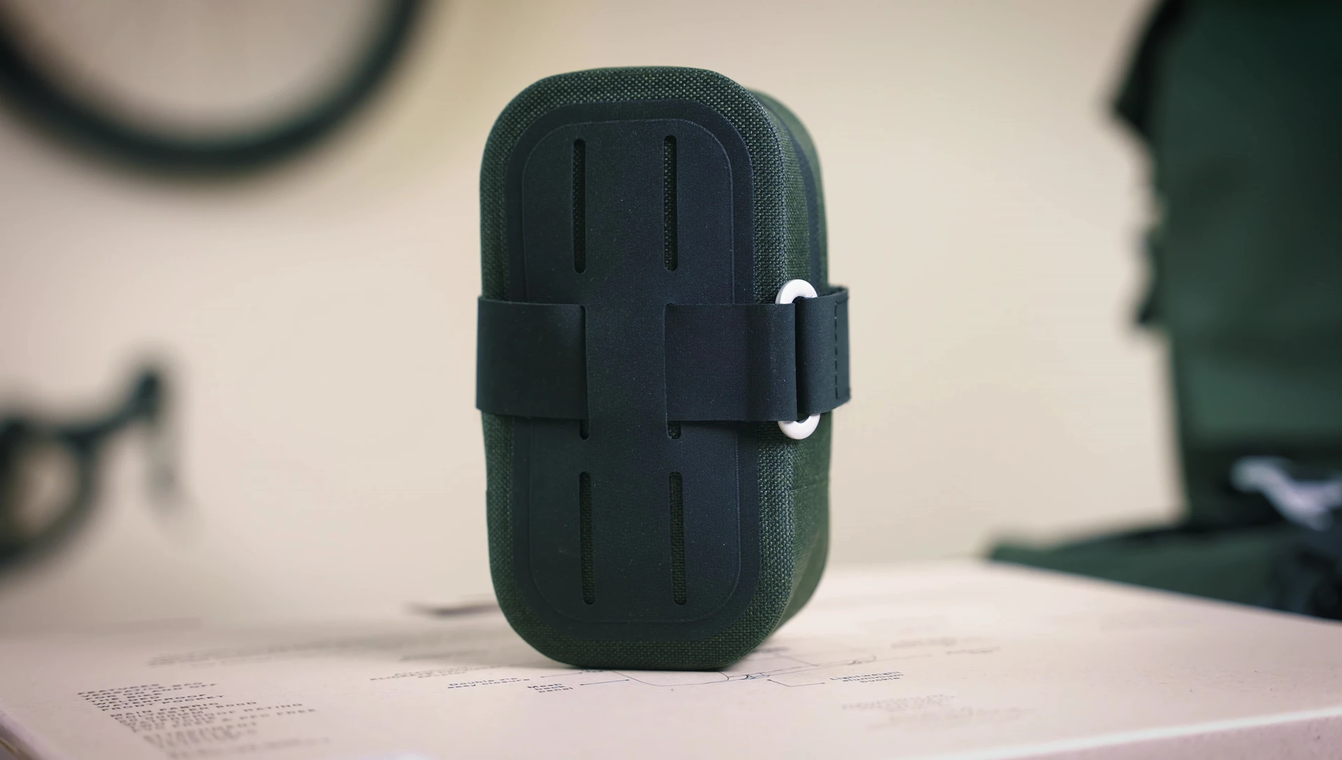 The Brooks Scape saddle pocket bag.