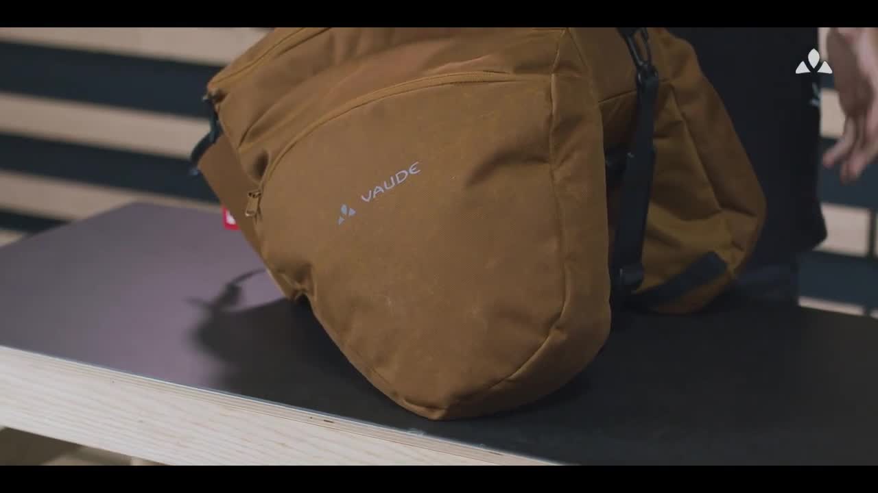 View of the side pockets for organization.